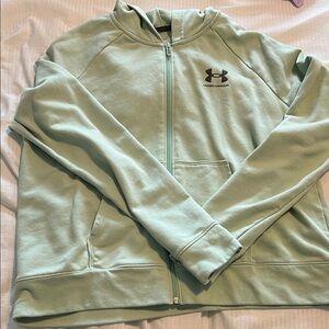 Under Armour Light Mint Full-Zip Hoodie
